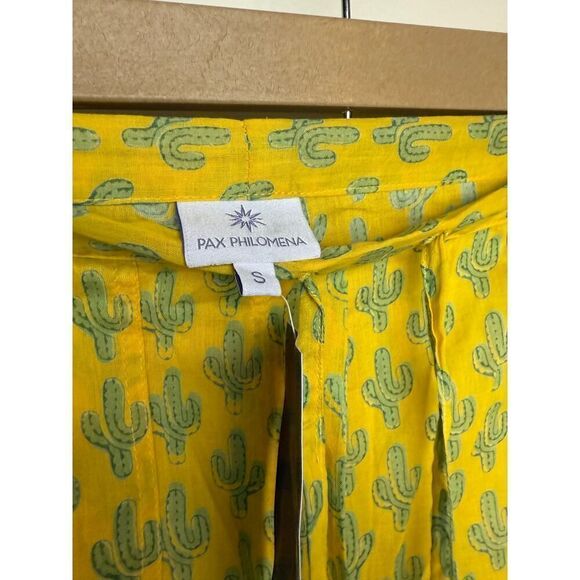 Pax Philomena Marigold Prickly Pax Cactus Lounge Pants NWT Sz. S - Picture 5 of 6